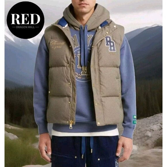 Puma Rhuigi Rhude Puffer Vest Duck Down - Men's Size M - MSRP $ 400 - Picture 7 of 16